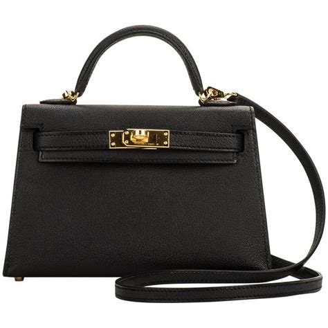 hermes black small bag.